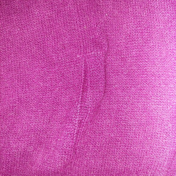 Vintage 1940s-1950s Burgundy/Purple Knit Cardigan Sweater - Picture 6 of 10